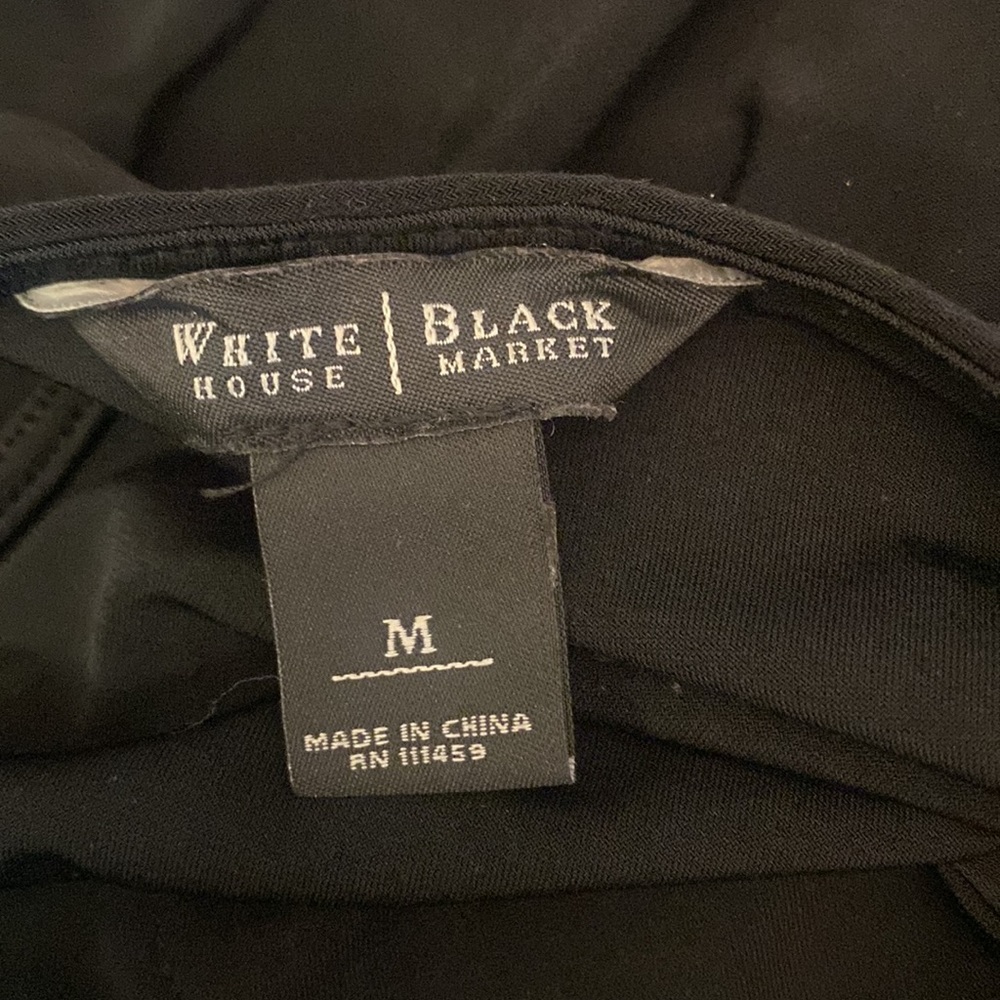 WHBM Lattice Neck Solid Tunic - Picture 7 of 8